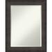 Latitude Run® Jerissa Wood Beveled Wall Mirror Wood in Black | 29.5 H x 23.5 W x 1 D in | Wayfair 639C283CF0C8485A9ACD137E88EDC709