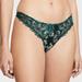 Women's Victoria's Secret Satin Ziggy Glam Floral Embroidery Thong Panty