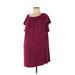 Rosie Pope Casual Dress - Mini: Purple Print Dresses - Women's Size Medium