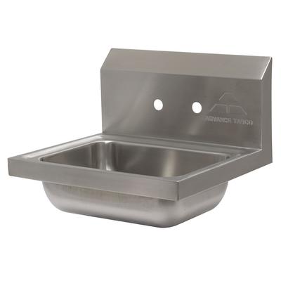 Advance Tabco 7-PS-70 Wall Mount Commercial Hand Sink w/ 14"L x 10"W x 5"D Bowl, Basket Drain, Silver