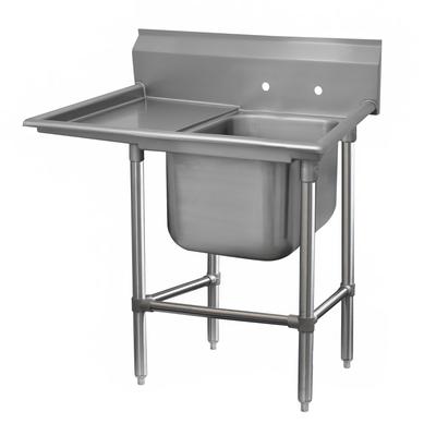 Advance Tabco 94-21-20-36L 62" 1 Compartment Sink w/ 20"L x 20"W Bowl, 14" Deep, Stainless Steel