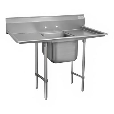 Advance Tabco 94-41-24-24RL 74" 1 Compartment Sink w/ 24"L x 24"W Bowl, 14" Deep, Stainless Steel