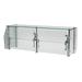 Advance Tabco DSG-18G-36 Sleek Shield 36" Multi-Use Sneeze Guard - 18"D, Counter-Mount, Glass, Glass Top Shelf, 36" x 18" x 18", Clear