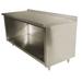 Advance Tabco EF-SS-243 36" Dish Cabinet w/ Open Base & 1 1/2" Backsplash, 24"D, Stainless Steel