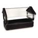 Carlisle 660003 45 1/4" SixStar Cold Food Bar - (3) Pan Capacity, Table Top, Black, Sneeze Guard, Polyethylene