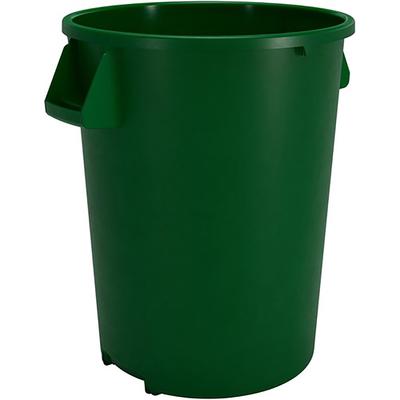 Carlisle 84102009 20 gallon Commercial Trash Can - Plastic, Round, Food Rated, Green