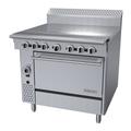 Garland C36-10C Cuisine 36" Commercial Gas Range w/ (2) Hot Tops & Convection Oven, Natural Gas, Stainless Steel, Gas Type: NG