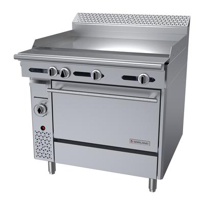 Garland C36-1R 36" Commercial Gas Range w/ Griddle & Standard Oven, Natural Gas, Stainless Steel, Gas Type: NG