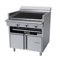 Garland C36-ABS 36" Commercial Gas Range w/ Charbroiler & Storage Base, Natural Gas, Stainless Steel, Gas Type: NG