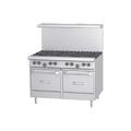 Garland G48-8LL 48" 8 Burner Commercial Gas Range w/ (2) Space Saver Ovens, Liquid Propane, Stainless Steel, Gas Type: LP