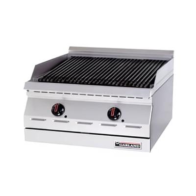 Garland GD-36RBFF LP 36" Countertop Charbroiler w/ High Lo Valve Control & Piezo Spark Ignition, Liquid Propane, Stainless Steel, Gas Type: LP