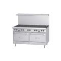 Garland GFE60-10RR 60" 10 Burner Commercial Gas Range w/ (2) Standard Ovens, Natural Gas, Stainless Steel, Gas Type: NG