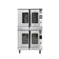 Garland SUMG-200 Summit Double Full Size Liquid Propane Gas Commercial Convection Oven - 106, 000 BTU, Solid State Controls, LP, Stainless Steel, Gas Type: LP