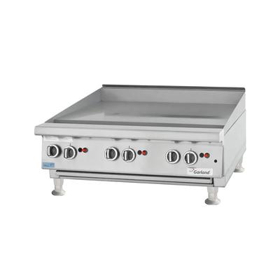 Garland UTGG48-GT48M LP 48" Gas Commercial Griddle w/ Thermostatic Controls - 1" Steel Plate, Liquid Propane, 112, 000 BTU, Stainless Steel, Gas Type: LP