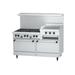 Garland X60-6R24RR 60" 6 Burner Sunfire Commercial Gas Range w/ Griddle/Broiler & (2) Standard Ovens, Liquid Propane, LP, Stainless Steel, Gas Type: LP