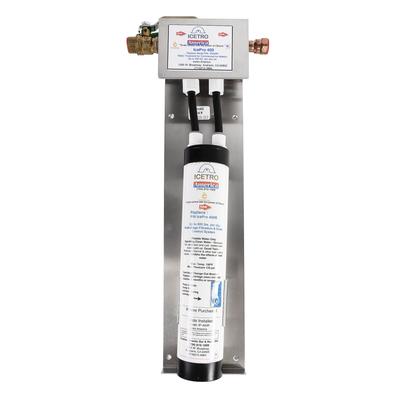 ICETRO ICEPRO400 2.8GPM Water Filter System, Up to 400 lbs, 5 Micron Scale Elimination, 5.5"W x 3.75"D x 26"H