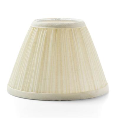 Hollowick 296I Pleated Slim Line Fabric Lamp Shade w/ Fire Retardant Fabric & Liner, 6x4 1/2