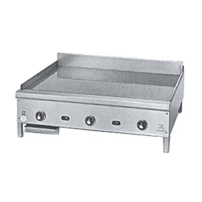 Jade Range JGT-2424 24" Gas Commercial Griddle w/ Thermostatic Controls - 1" Steel Plate, Natural Gas, 1" Thick Steel Plate, Stainless Steel, Gas Type: NG