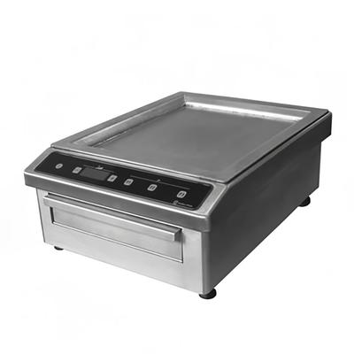 Equipex BGIC3600 12" Electric Commercial Griddle w/ Thermostatic Controls - 1" Steel Plate, 208 240v/1ph, Capacitive Touch Controls, 208-240V, Stainless Steel