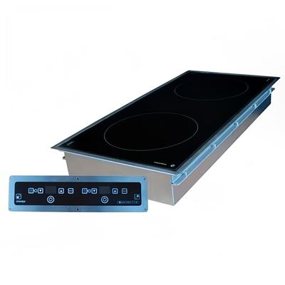 Equipex GL2-6000DIR Adventys Drop-In Induction Range w/ 2 Burners, 208-240v/1ph, Stainless Steel