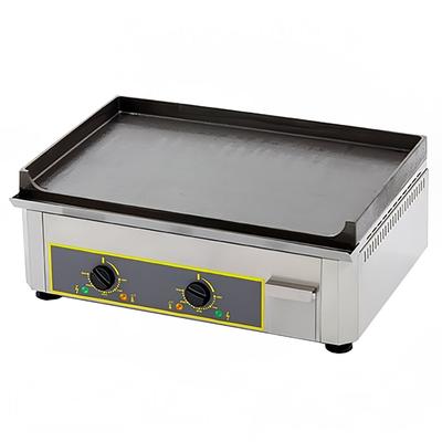 Equipex PSE-600/1 24" Electric Commercial Griddle w/ Thermostatic Controls - 1" Cast Iron Plate, 120v, Stainless Steel