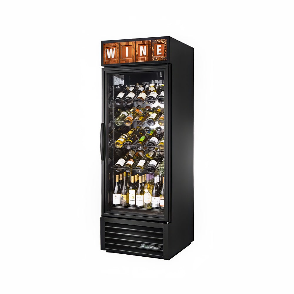 True GDM-23W-HC~TSL01 WHT 27" 1 Section Commercial Wine Cooler w/ 1 Zone - 106 Bottle Capacity, White, 115v | True Refrigeration