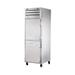 True STA1DTA-2HS-HC 27" 1 Section Commercial Combo Refrigerator Freezer - Right Hinge Solid Doors, Top Compressor, 115v, 27 1/2" Wide, Silver