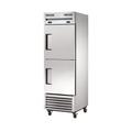 True T-23DT-HC 27" 1 Section Commercial Refrigerator Freezer - Right Hinge Solid Doors, Bottom Compressor, 115v, Refrigerator Top, Freezer Bottom, Silver