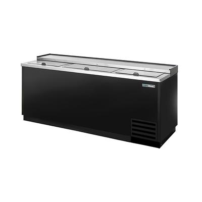 True TD-80-30-HC 80 1/2" Forced Air Bottle Cooler - Holds (720) 12 oz Bottles, Lid Locks, 115v, Black | True Refrigeration
