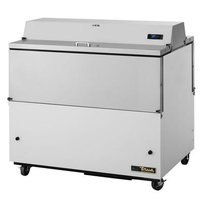 True TMC-49-DS-SS-HC Milk Cooler w/ Dual Top & Side Access - 768 Half Pint Carton Capacity, 115v, White | True Refrigeration