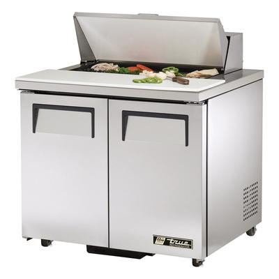 True TSSU-36-08-HC ADA 36" TSSU Series Sandwich/Salad Prep Table w/ Refrigerated Base, 115v, Stainless Steel | True Refrigeration