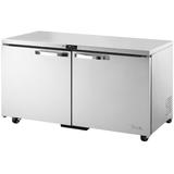 True TUC-60-HC~SPEC3 ADA 60" W Undercounter Refrigerator w/ (2) Sections & (2) Doors, 115v, Silver | True Refrigeration