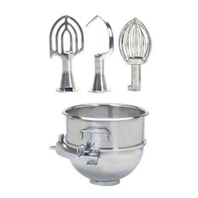 Globe XXACC20-30 Adapter Kit w/ 20-qt Bowl, Hook, Whip, Beater, & Adapter Ring for SP30 & SP30P Mixers, Stainless Steel