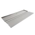 Micro Matic DP-820D-39 Surface Mount Drip Tray Trough w/ 5/8" Drain - 39"W x 8"D, Stainless Steel