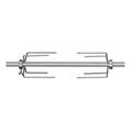 Crown Verity CV-FA-8 8" Fork Assembly for Heavy-Duty Rotisserie