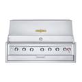 Crown Verity IBI42 42" Built In Commercial Outdoor Charbroiler w/ (6) Burners - Roll Dome, Natural Gas, Stainless Steel, Gas Type: NG