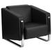 Flash Furniture ZB-8803-1-CHAIR-BK-GG Arm Chair - Black LeatherSoft Upholstery, Stainless Frame