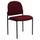 Flash Furniture BT-515-1-BY-GG Stacking Reception Side Chair - Burgundy Fabric Upholstery, Black Steel Frame, Purple