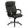 Flash Furniture BT-9088-BRN-GG Swivel Office Chair w/ High Back - Espresso Brown LeatherSoft Upholstery, Black