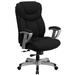 Flash Furniture GO-1534-BK-FAB-GG Hercules Swivel Big & Tall Office Chair w/ High Back - Black Polyester Upholstery