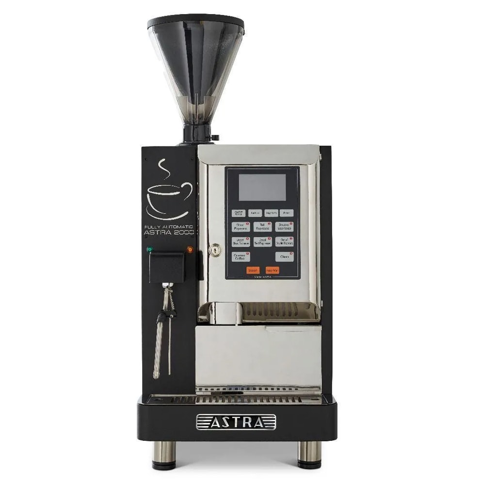 Astra A 2000 Automatic Self Serve Commercial Espresso Machine w/ Automatic Steam Wand - 220v/1ph