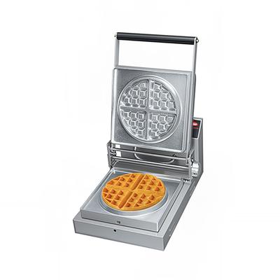 Hatco SNACK-1-QS Single Classic Belgian Commercial Waffle Maker w/ Stainless Steel Grids, 900 watts, Multi-Plate, Stainless & Aluminum, 120 V