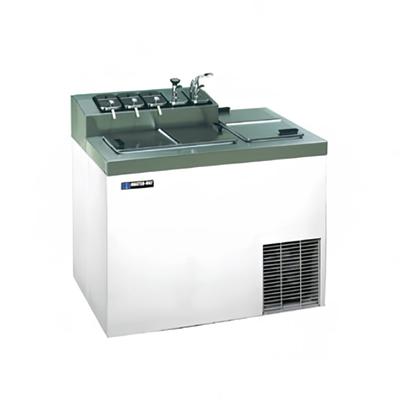 Master-Bilt FLR-60SE 43" Ice Cream Topping Unit w/ Refrigerated Base - Stainless, 115v, Silver