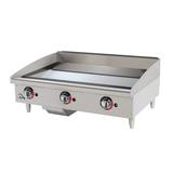 Star 636TCHSF Star-Max 36" Gas Commercial Griddle w/ Thermostatic Controls - 1" Chrome Plate, Natural Gas, Stainless Steel, Gas Type: NG