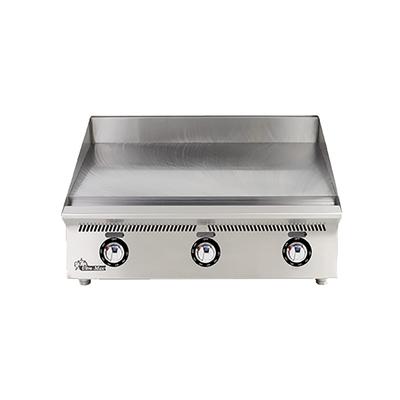 Star 836MA NG 36" Gas Commercial Griddle w/ Manual Controls - 1" Steel Plate, Natural Gas, 1" Polished Steel Plate, 90,000 BTU, Stainless Steel, Gas Type: NG