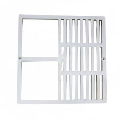 Canplas 394709C Half Grate, Light Weight, Durable, Corrosion & Chip Resistant, 9x9, White