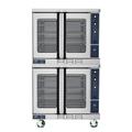 Duke 613Q-E2V Double Full Size Electric Commercial Convection Oven - 10.0 kW, 240v/3ph, Double Deck, Stainless Steel