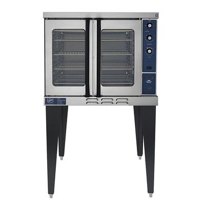 Duke 613Q-E3XX 240/1 Single Full Size Electric Commercial Convection Oven - 10.0 kW, 240v/1ph, Single Deck, Stainless Steel