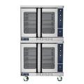 Duke 613Q-E4XX Double Full Size Electric Commercial Convection Oven - 10.0 kW, 240v/3ph, Glass Doors, Stainless Steel