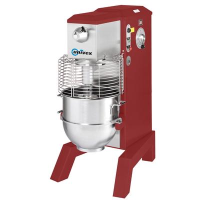 Univex SRM80+-RED 80 qt Planetary Commercial Mixer - Floor Model, 3 HP, National Red, 208-240v/1ph